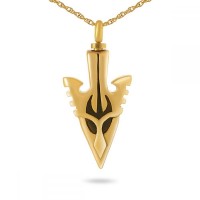 Solid Gold Old Native Arrowhead