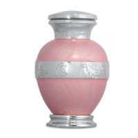 Protected Pink Infant Cremation Urn