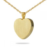 10K, 14K or 18K Gold - Love Heart Solid Gold Keepsake Cremation Urn