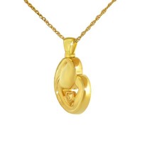 10K, 14K or 18K Gold - Mother's Love Solid Gold Keepsake Cremation Urn