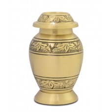 Golden Leaf Elegance Keepsake Cremation Urn
