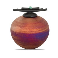 Earth's Memorial Raku Keepsake Cremation Urn