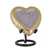 Light Purple Heart Keepsake Cremation Urn