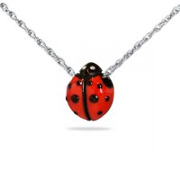 Ladybug Steel Keepsake Cremation Urn