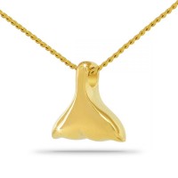 Whale's Tail Gold Keepsake Cremation Urn Whale's Tail Gold Keepsake Cremation Urn