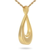Tears Gold Steel Keepsake Cremation Urn