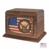 3D Art Navy Cremation Urn