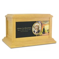 Life Treasured Ash Wood Cremation Urn