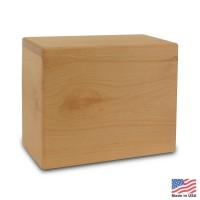 Mitchell Oak Wood Cremation Urn