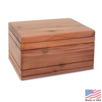 Whitney Cedar Wood Cremation Urn