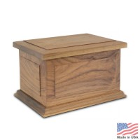 Shasta Walnut Wood Cremation Urn Shasta Walnut Wood Cremation Urn