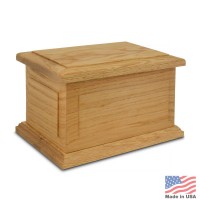 Shasta Oak Wood Cremation Urn