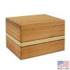 Chalet Mahogany Wood Cremation Urn Chalet Mahogany Wood Cremation Urn