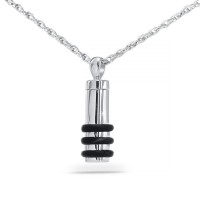 Cylinder Rings Ash Pendant Cremation Urn
