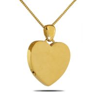 Love Heart Gold steel Pendant