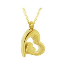 Solid Gold Love Lives On Pendant