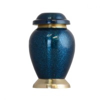 Gleaming Brass Keepsake Cremation Urn