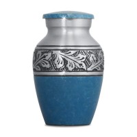 Pewter Leaf Keepsake Cremation Urn