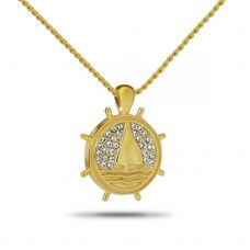 Ship Now 10K Love Of The Sea Solid Gold keepsake