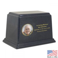 Life Treasured Blue Stone Cremation Urn