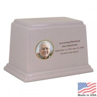 Life Treasured Purple Stone Cremation Urn