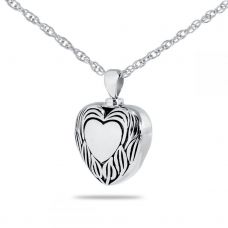 Loving Heart Silver Pendant
