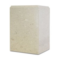 Nolan Cream Stone Cremation Urn