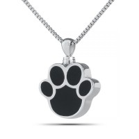 Paw Steel Keepsake Cremation Urn