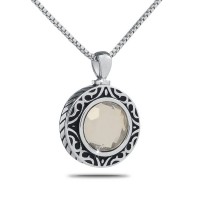 April White Silver Keepsake Cremation Urn April White Silver Keepsake Cremation Urn