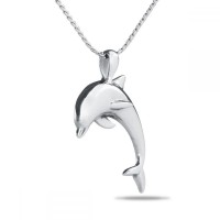 Dolphin Sterling Silver Keepsake Cremation Urn