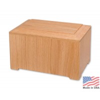 Marquette Oak Wood Cremation Urn