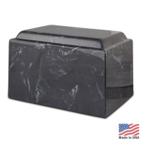 Guardian Black Onyx Stone Cremation Urn