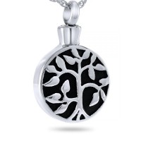 Ancestral Tree Radiant Silver Keepsake Cremation Urn
