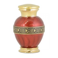 Hold Me Tight Brass Pet Cremation Urn 20 Cu. In.