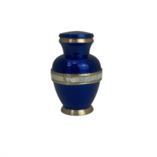 Azure Elegance Keepsake Cremation Urn
