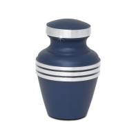 Dover Blue Urn Keepsake Cremation