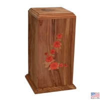 Blossom Embrace Cedar Cremation Urn