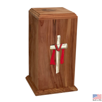 Cross of Faith Cedar Cremation Urn Cross of Faith Cedar Cremation Urn