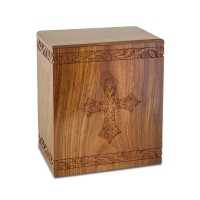 Old Cross Wood Cremation Urn