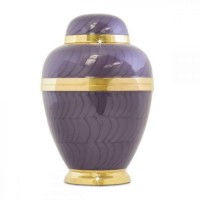 Purple Dome Brass Cremation Urn