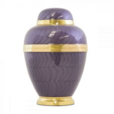 Purple Dome Brass Urn