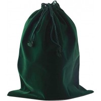 Green Velvet Bag for Adult Cremation Urn
