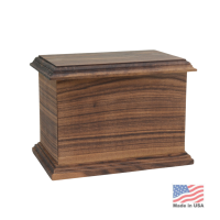 Rainier Walnut Cremation Urn